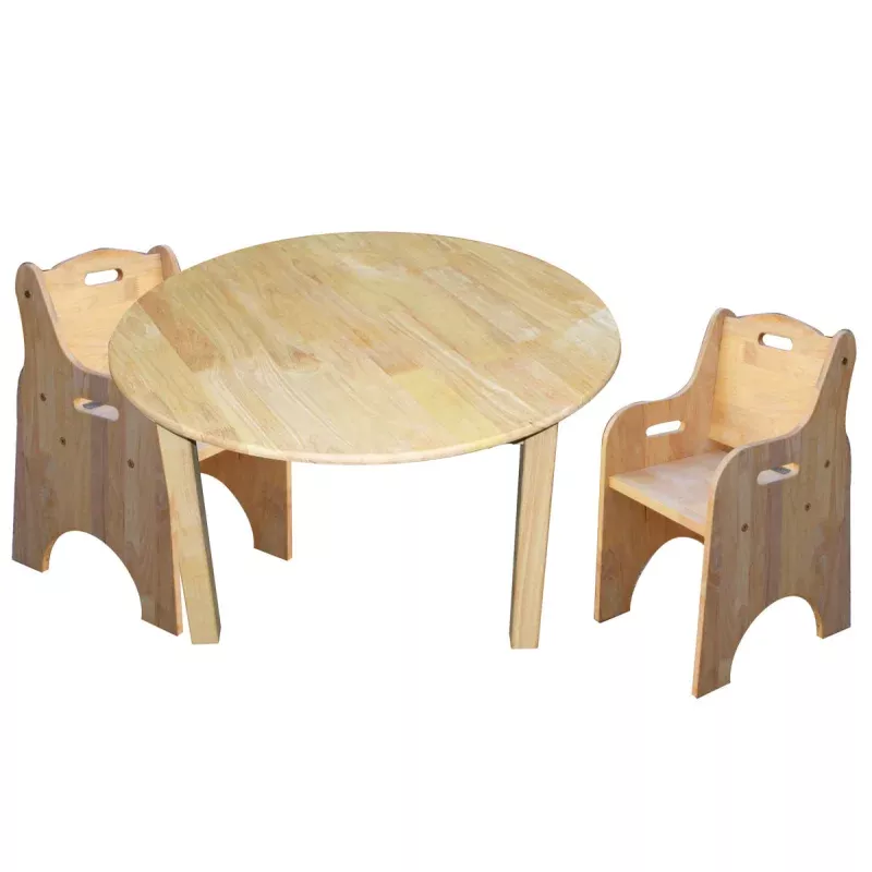 Medium Round Table and 2 Toddler Chairs
