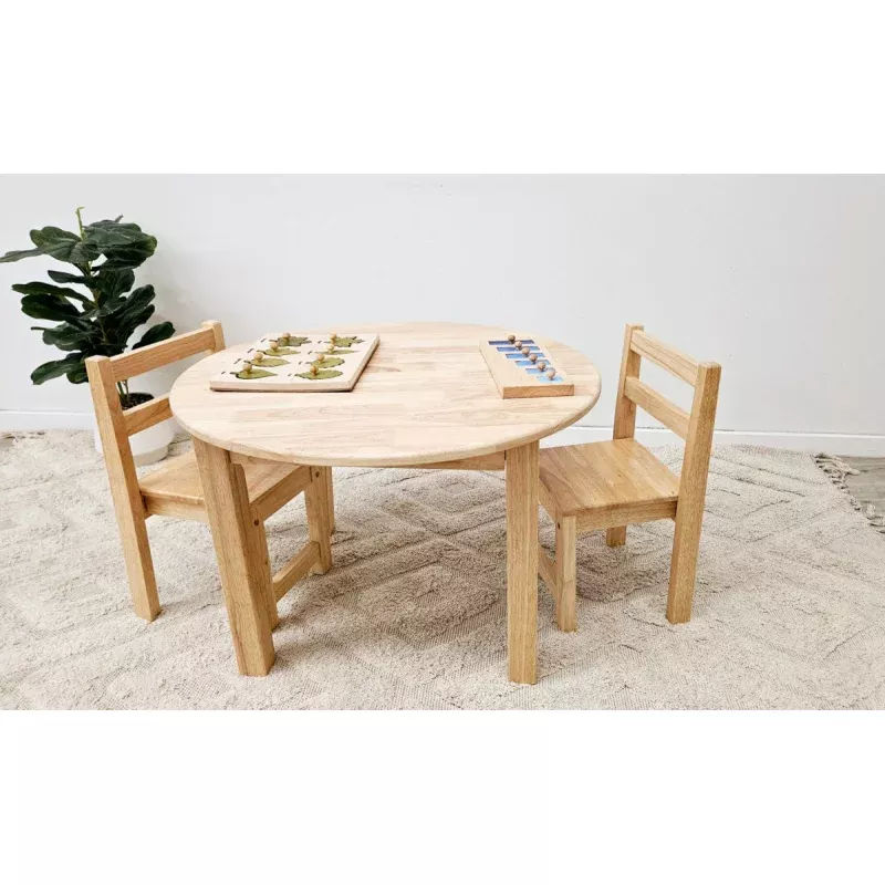 Medium Round Table with 2 Standard Chairs