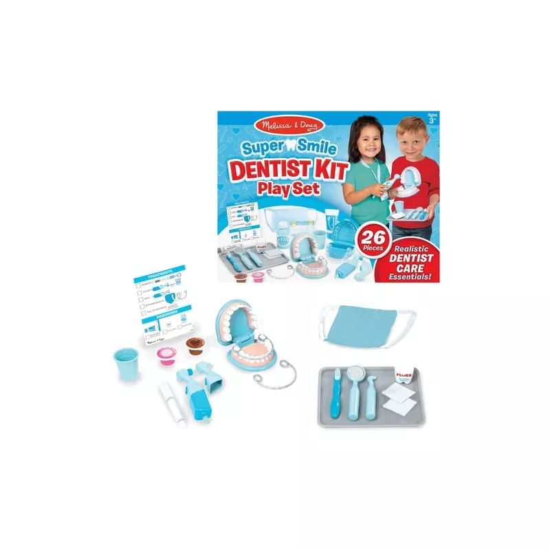 Melissa and Doug 25-Piece Super Smile Dentist Play Set