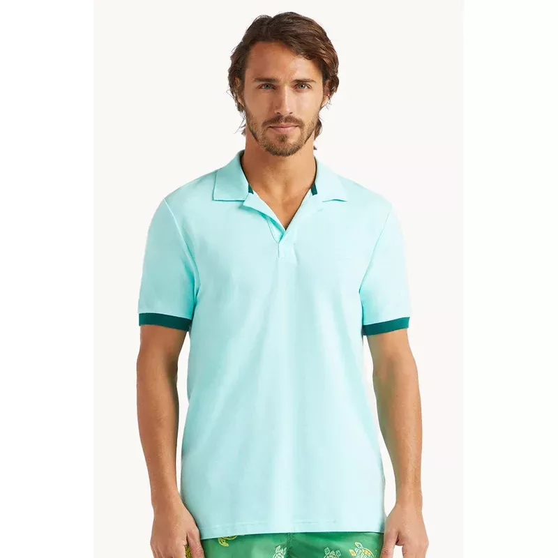 Mens Cotton Pique Polo Shirt