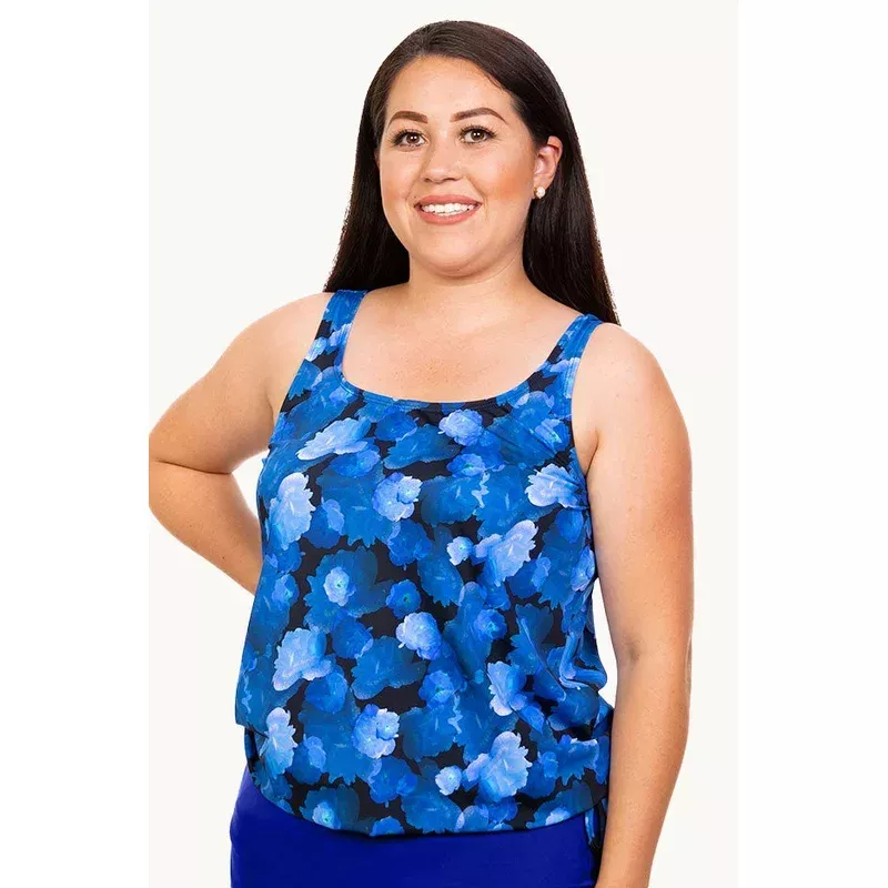 Midnight Island Blouson Tankini Separate