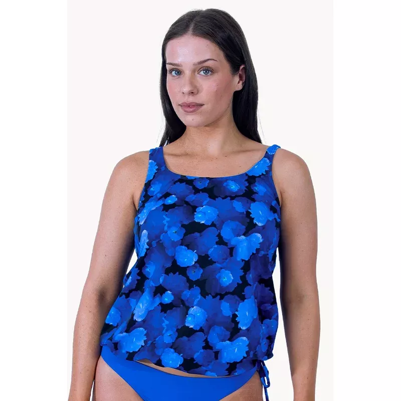 Midnight Island D/DD Cup Blouson Tankini Separate