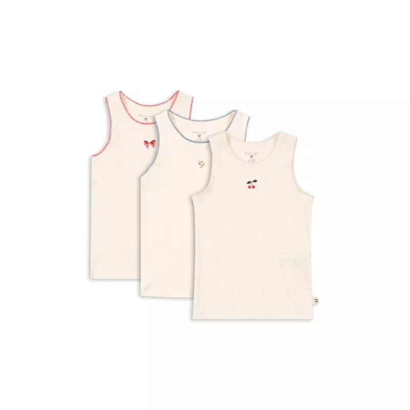 MINNA 3 PACK TANK TOPS – antique white