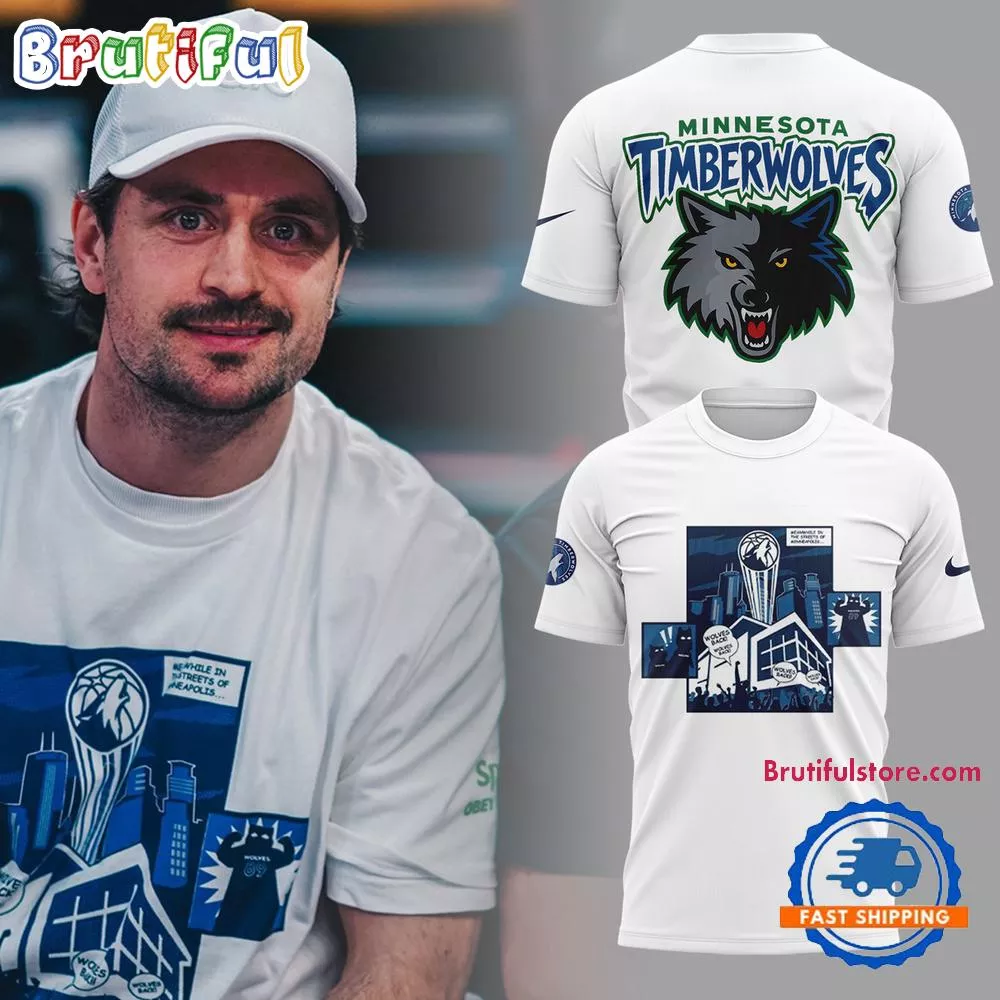 Minnesota Timberwolves Wolves Back 2025 T Shirt