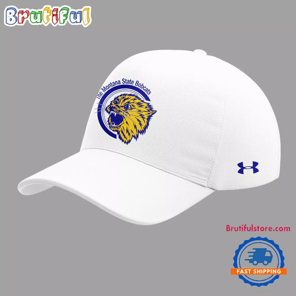 Montana State Bobcats Gold Rush 2025 White Baseball Cap