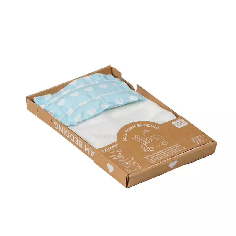 Moover Dolls Pram Bedding Set|MTDPBS BL&MTDPBS PK&MTDPBS RD