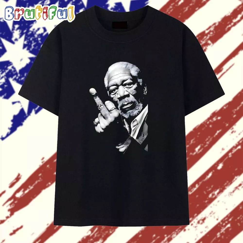 Morgan Freeman Middle Finger T Shirt