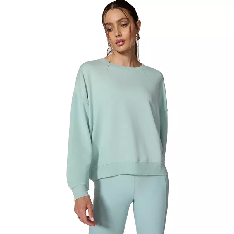 MPG Sport Serene Crew Neck Relaxed Pullover