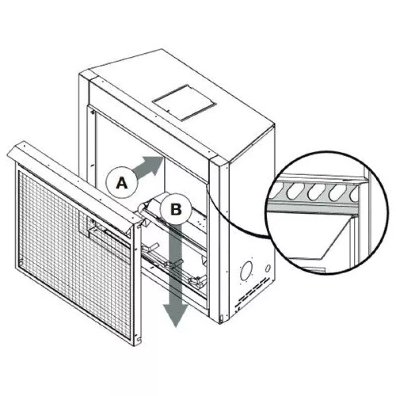 Napoleon RSS36SK Stainless Steel Screen Kit for Riverside 36