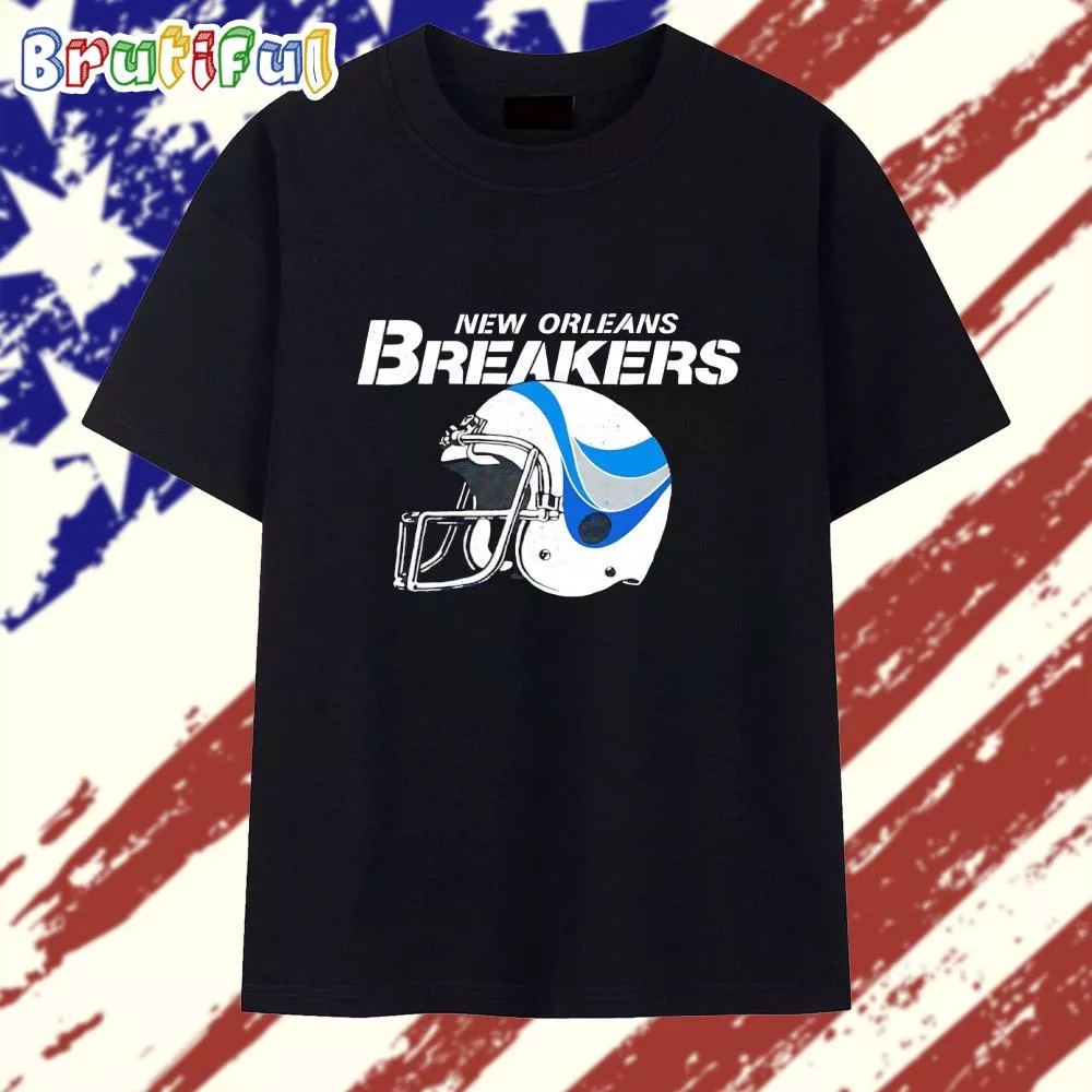 New Orleans Breakers 1984 Helmet T Shirt
