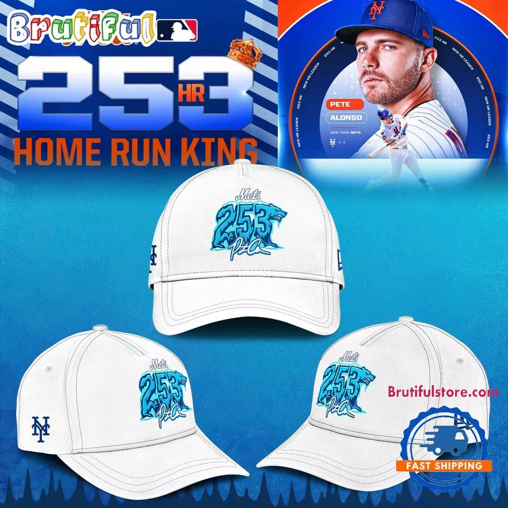 New York Mets Pete Alonso 253 Home Run Baseball Cap