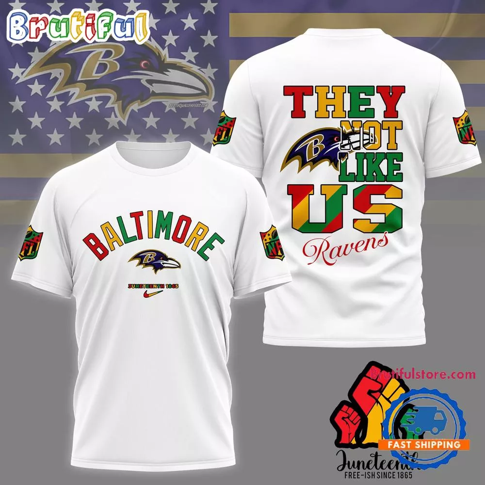 NFL Baltimore Ravens 2025 Juneteenth Freedom Day 3D Shirt