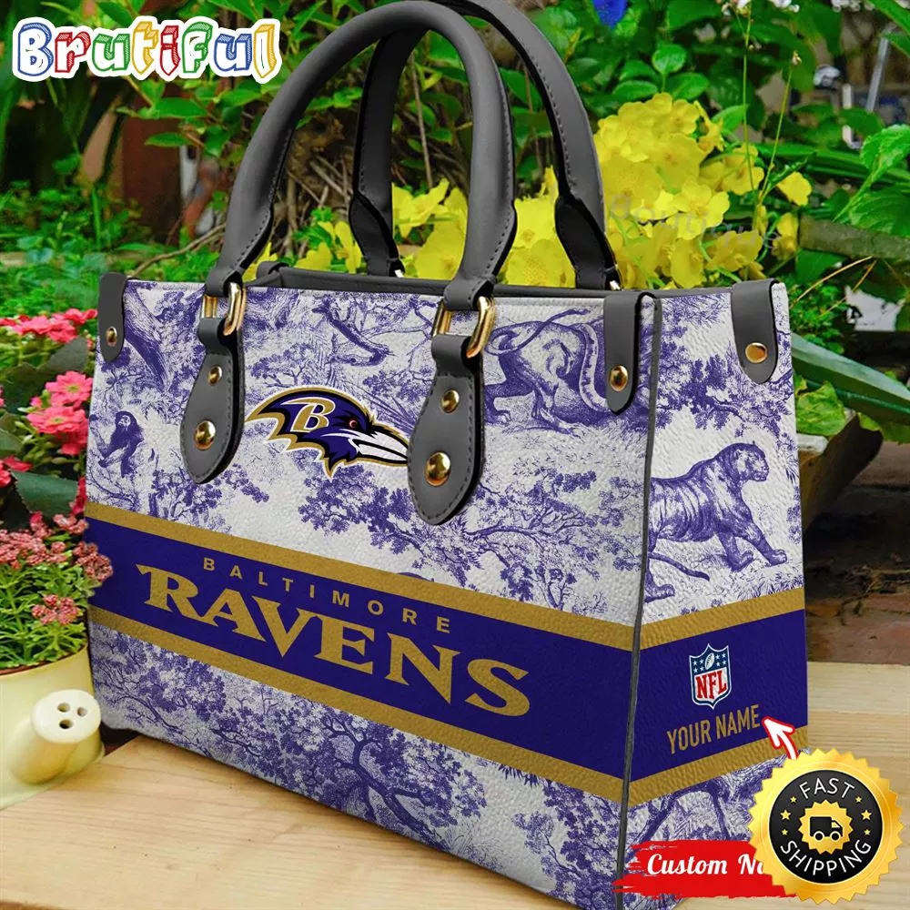 NFL Baltimore Ravens Women Leather Bag