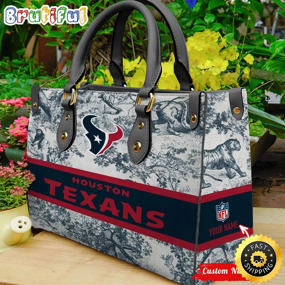 NFL Houston Texans Women Leather Bag