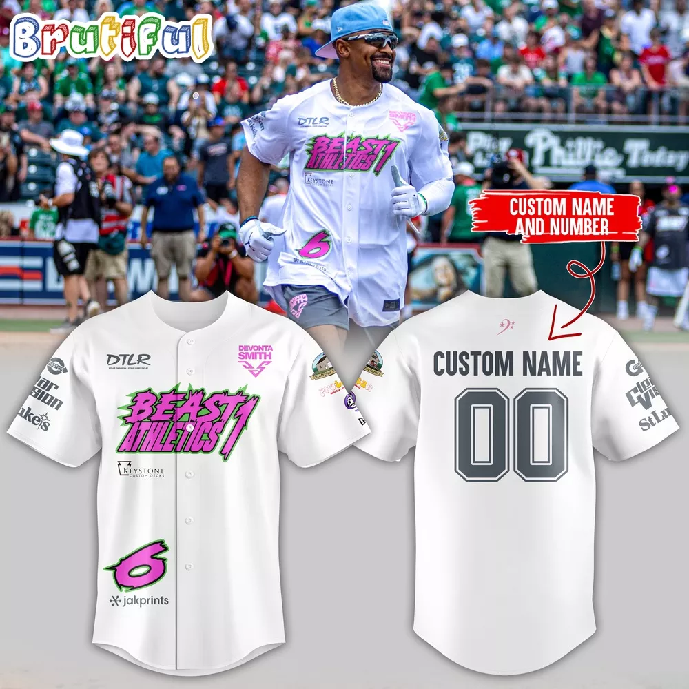 NFL Philadelphia Eagles Devonta Smith Beast Athletics Jersey