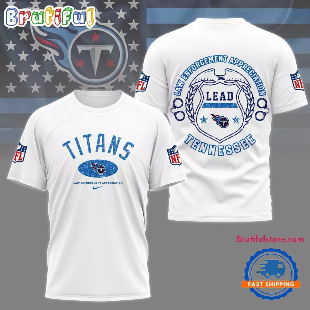 NFL Tennessee Titans Law Appreciation Month 3D Shirt