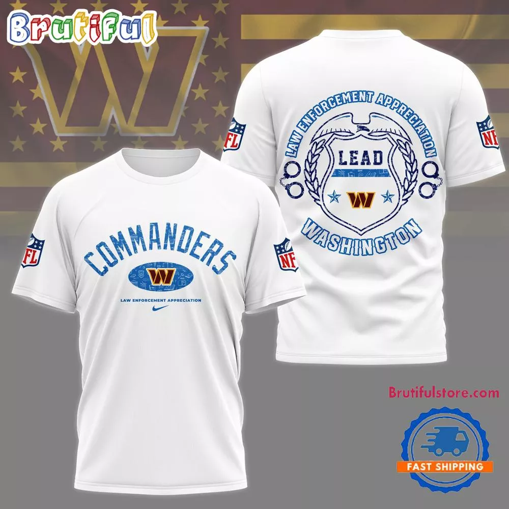 NFL Washington Commanders Law Appreciation Month 3D Shirt