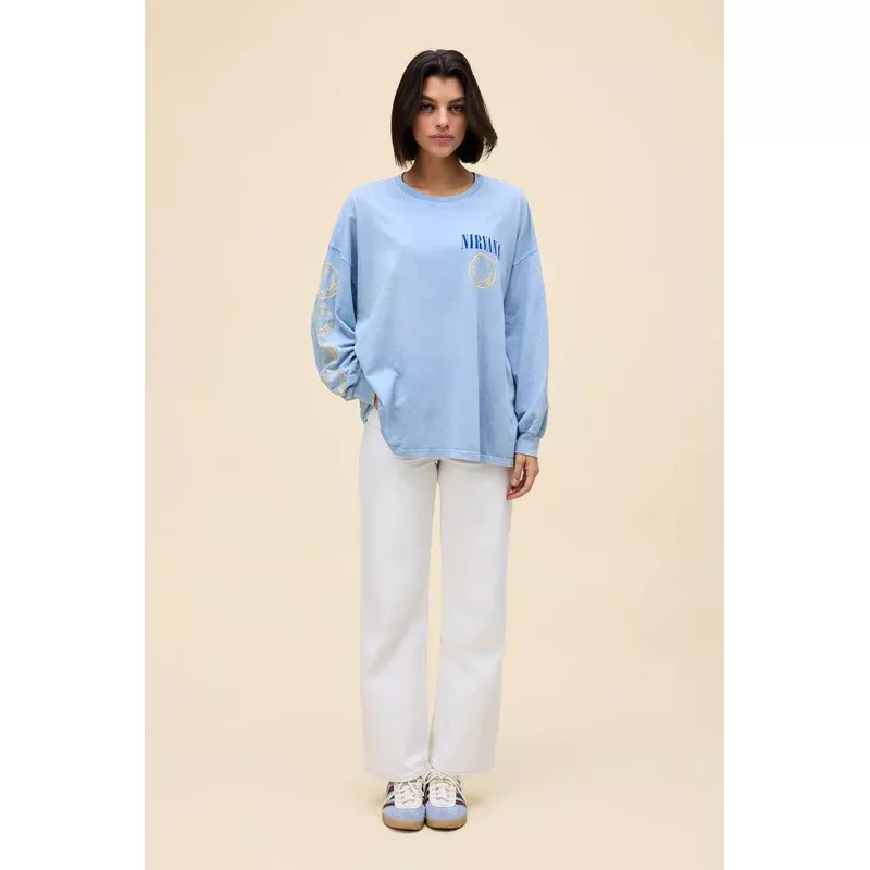 NIRVANA 1993 TOUR L/S TOP