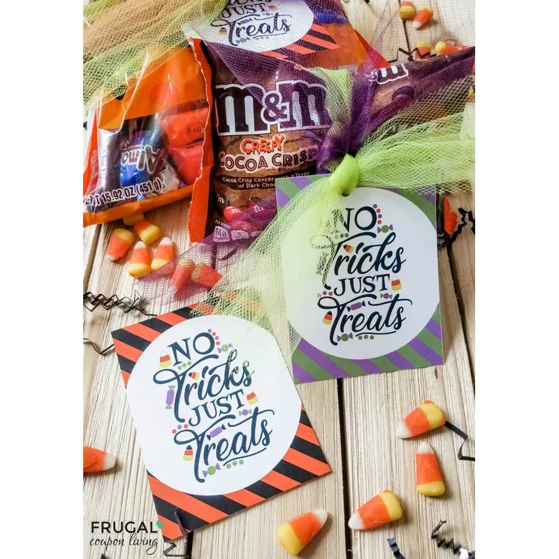 No Tricks Just Treats Gift Tag