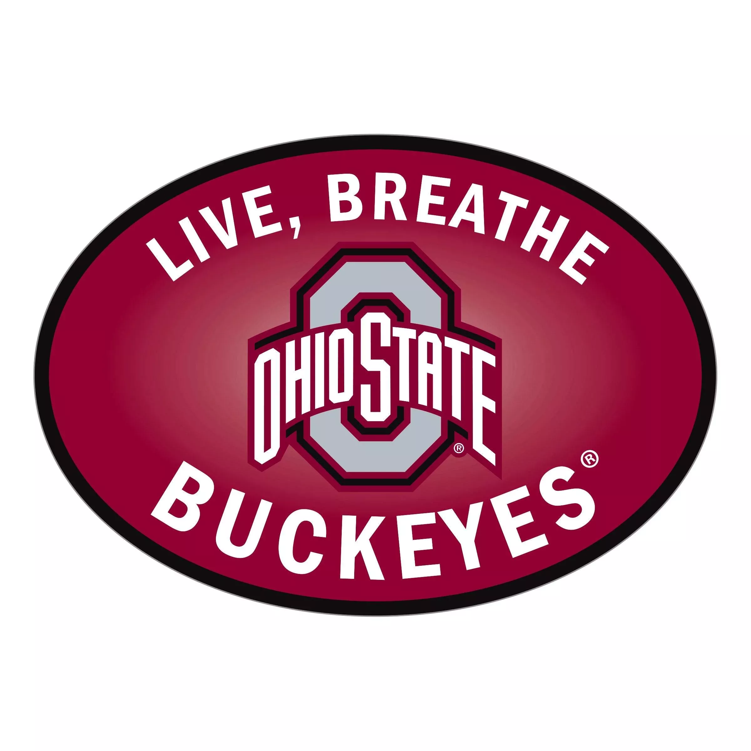 Ohio St. Buckeyes Live-Breath Auto Decal