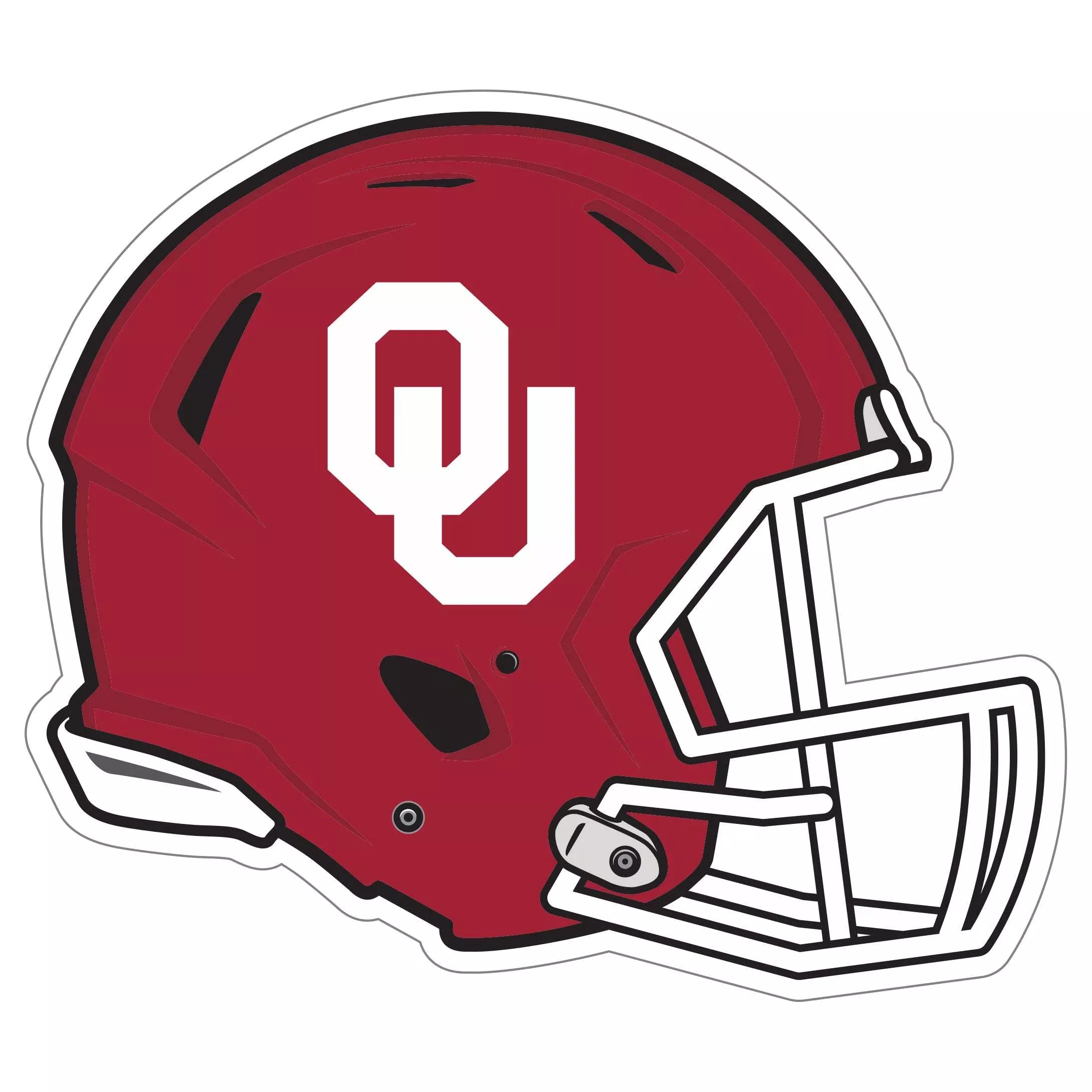 Oklahoma Sooners Helmet Auto Decal