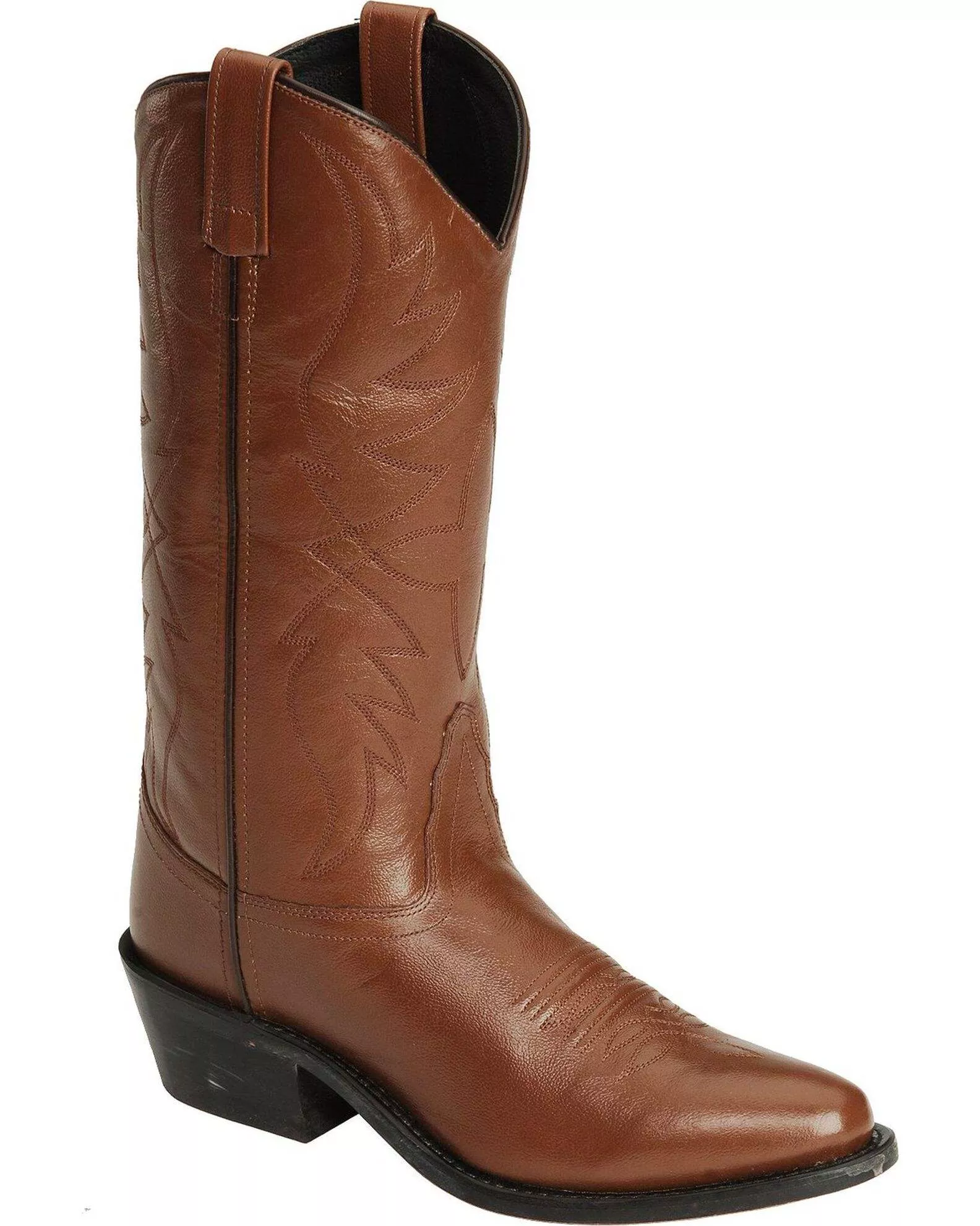 Old West Mens Antique Brown All Over Leather 13″ Boot