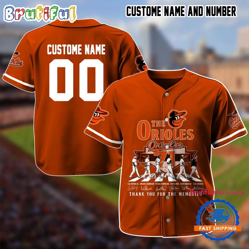 The Orioles 71st Anniversary 2025 Baseball Jersey