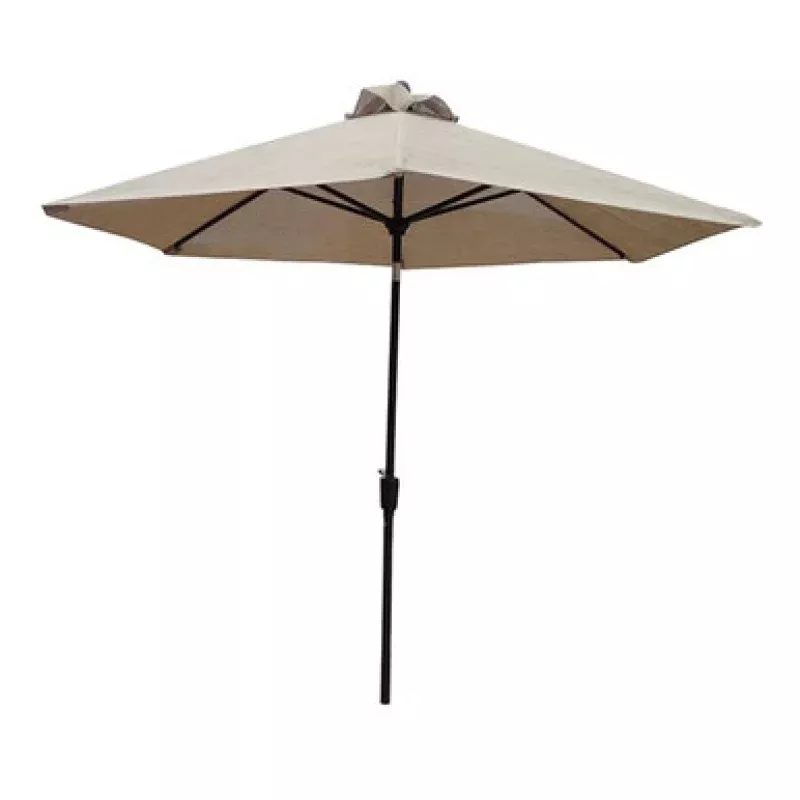Patio Umbrella with Tilt & Crank System – 9′ – Beige | Pool Central