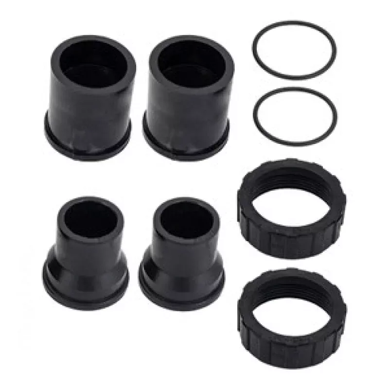 Pentair 1.5 x 2 Black Bulkhead Union Set, 98960311