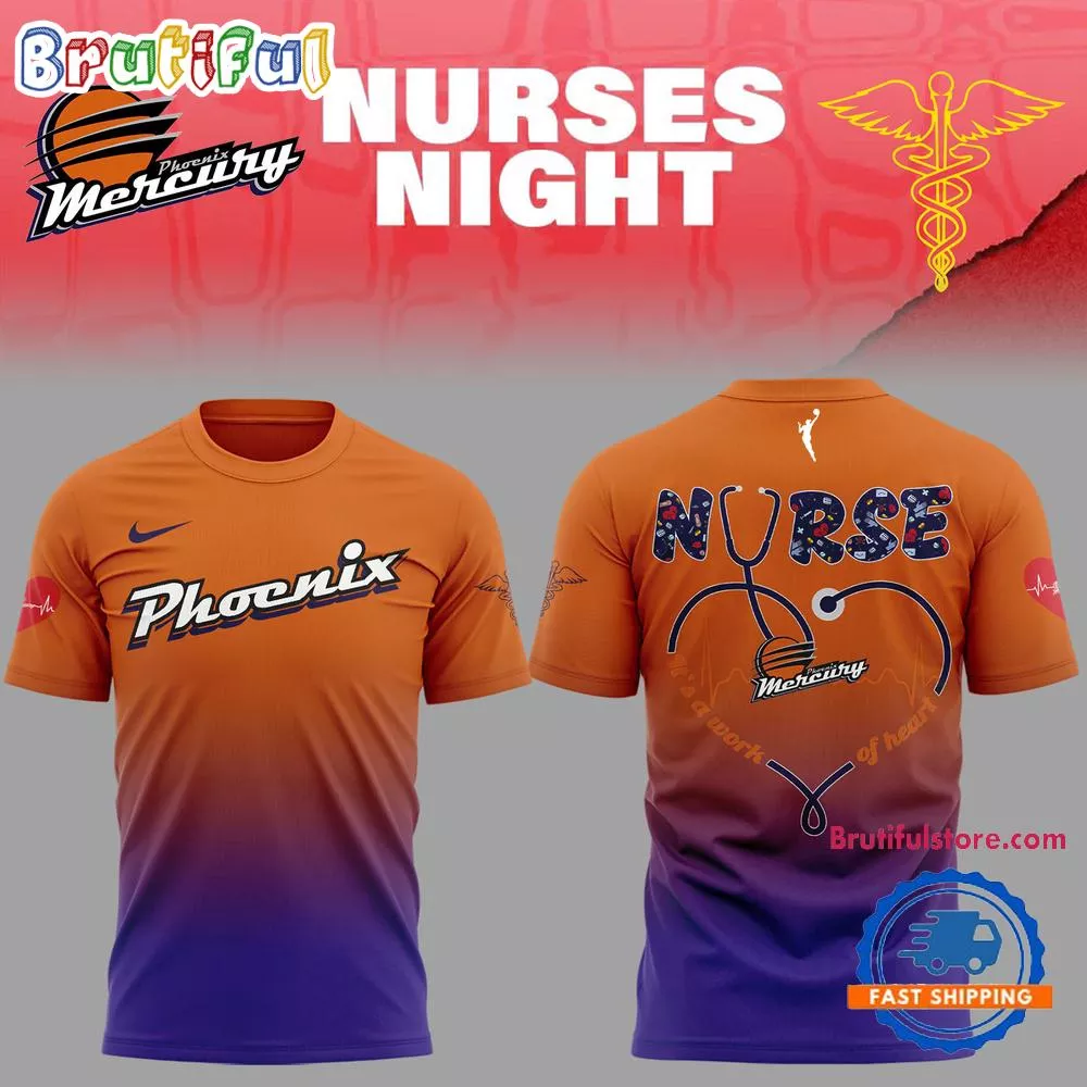 Phoenix Mercury Nurses 2025 New Design T Shirt