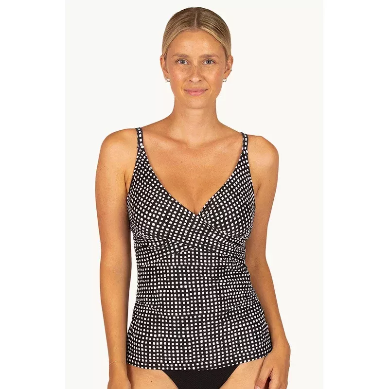 Picnic Point D/E Cup Wrap Tankini Separate