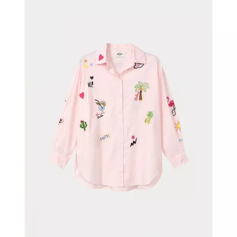 PINK OVERSIZED MADISON SHIRT