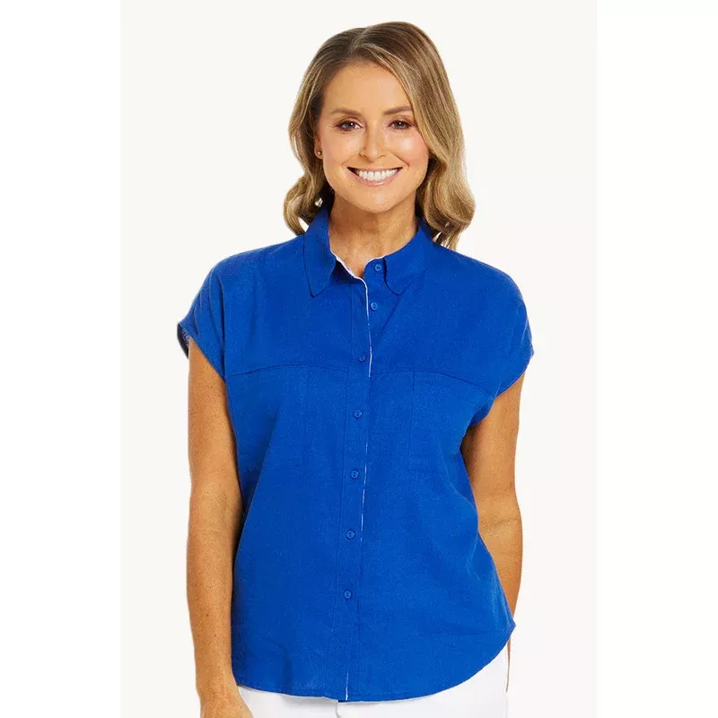 Plain Lucille Button Shirt