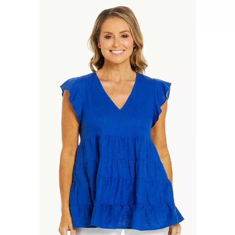 Plain Tiered Leila Top