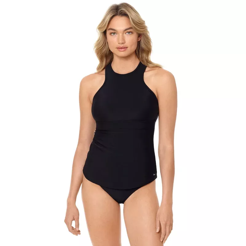 Reebok Women’s Solid Tankini Top