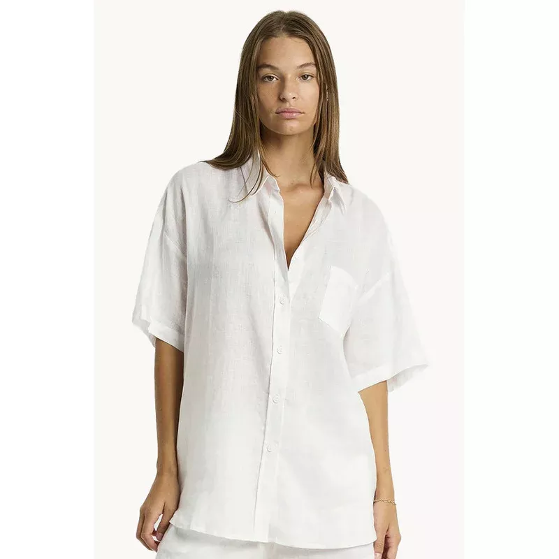 Resort Linen Aloha Shirt