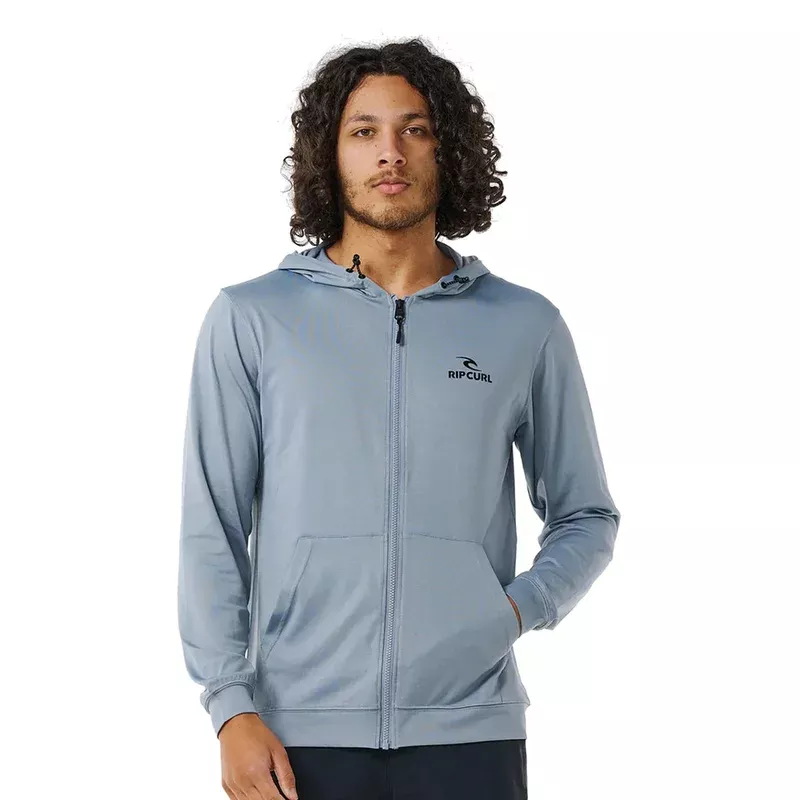 Rip Curl Men’s Stack UPF 50 Zip Thru Hood Surf Shirt