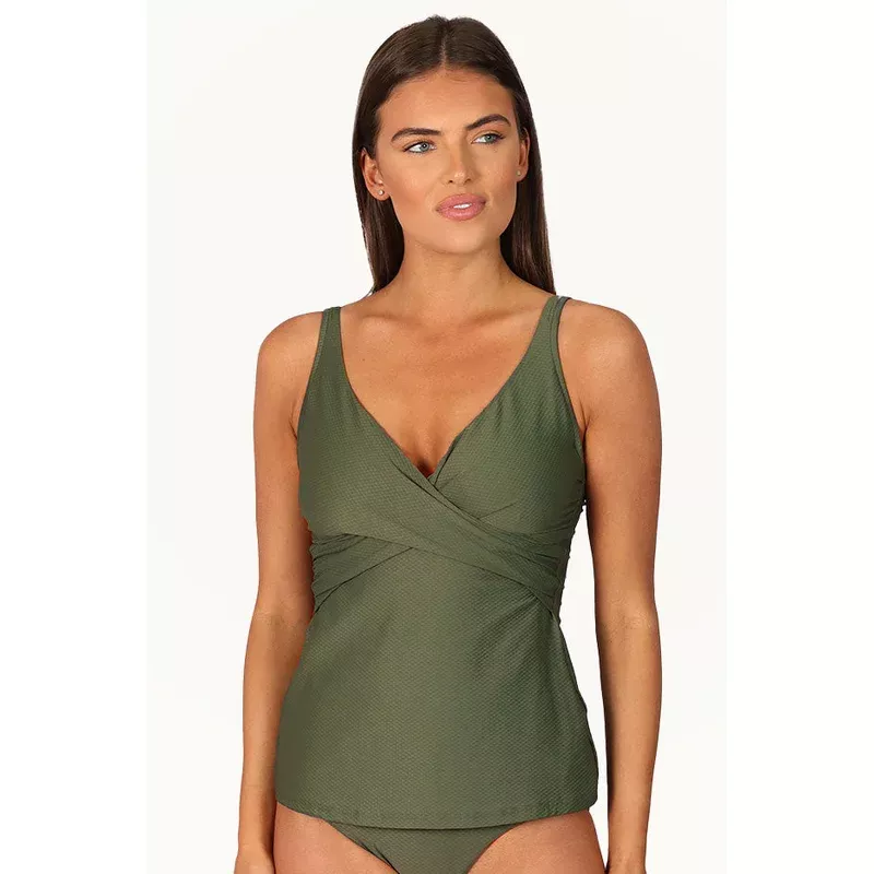 Rococco D/E Cup Wrap Tankini Separate