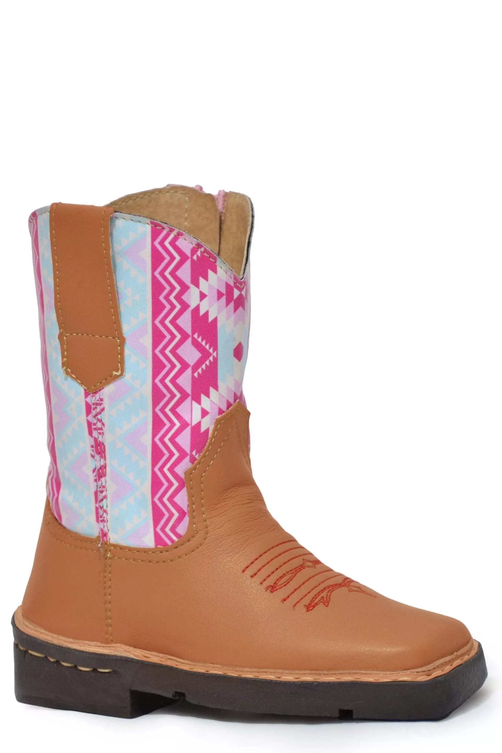 Roper Girls Toddler Light Tan Vamp Boot