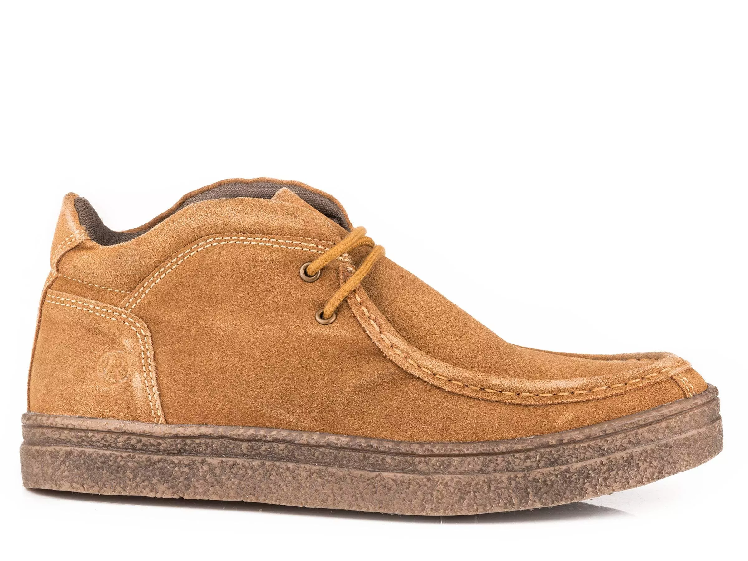 Roper Mens Tan Suede Leather Chukka