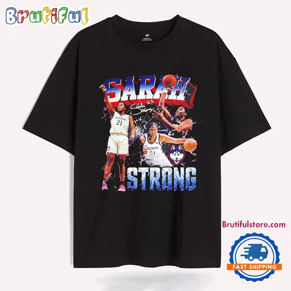 Sarah Strong Uconn Huskies Player Collage T Shirt