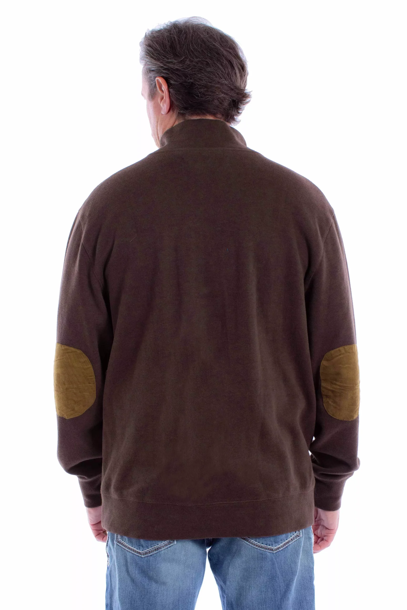 Scully Leather Farthest Point Pullover Quarter Zip/Button Sweater