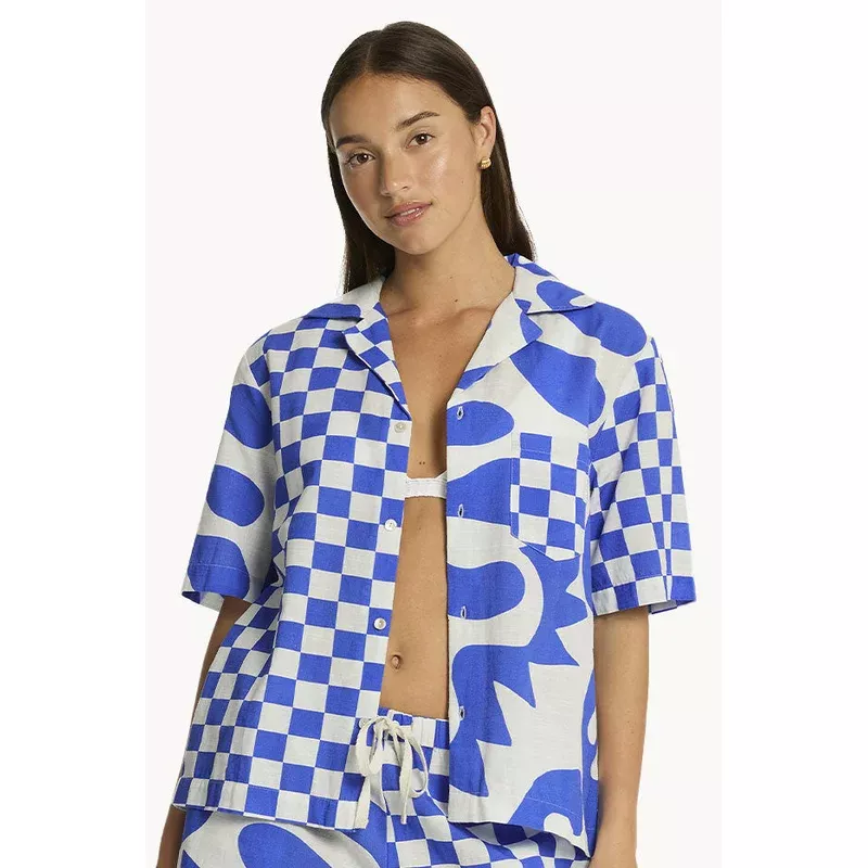 Seascape Bowling Shirt