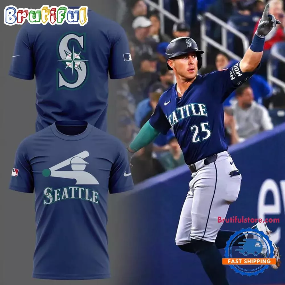 Seattle Mariners Baseball Stickman Special New T Shirt