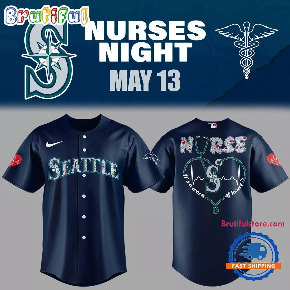 Seattle Mariners NURSES NIGHT 2025 Jersey Shirt