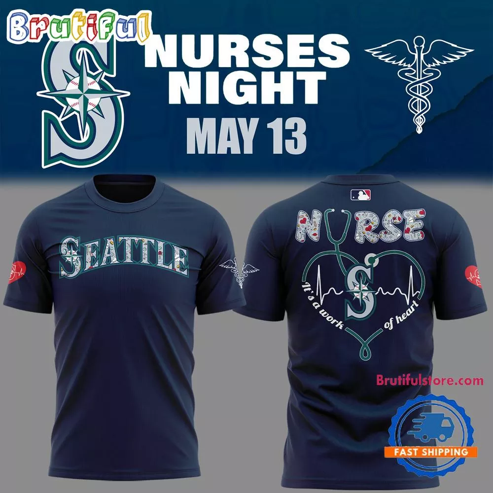 Seattle Mariners NURSES NIGHT 2025 T Shirt