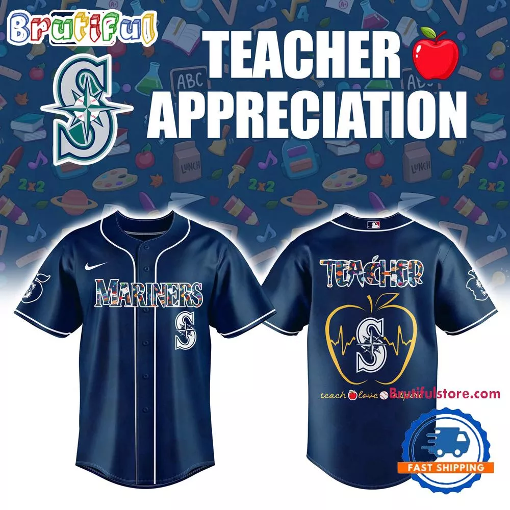 Seattle Mariners TEACHER NIGHT 2025 Baseball Jersey