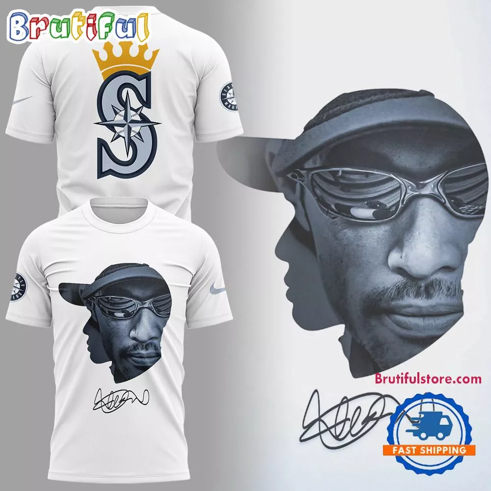 Seattle Mariners x ICHIRO 2025 Signature White T Shirt