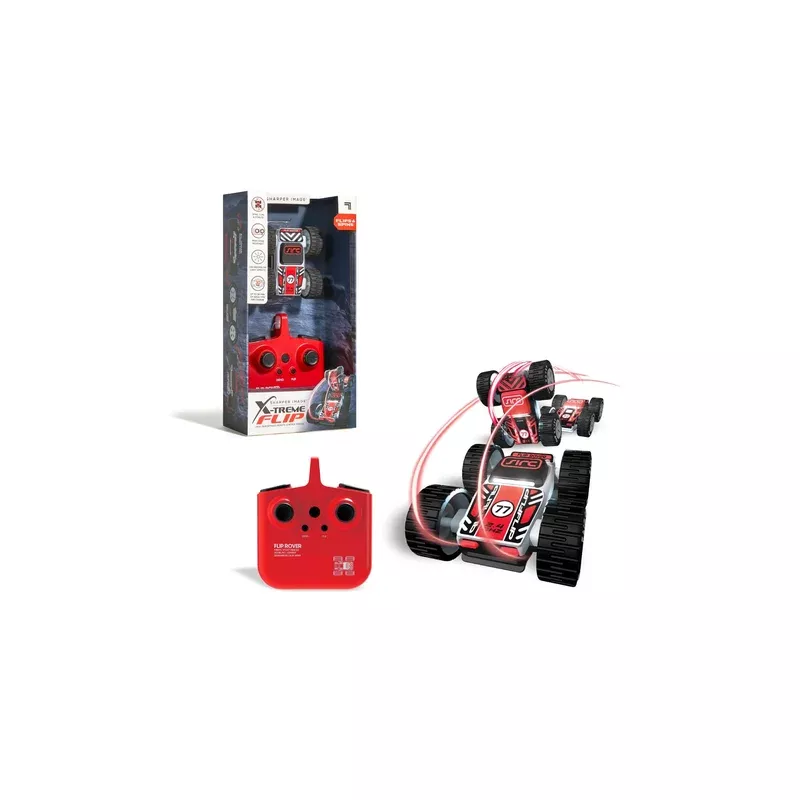 Sharper Image Remote Control X-Treme Flip Vehicle – High-Performance Stunts – Red