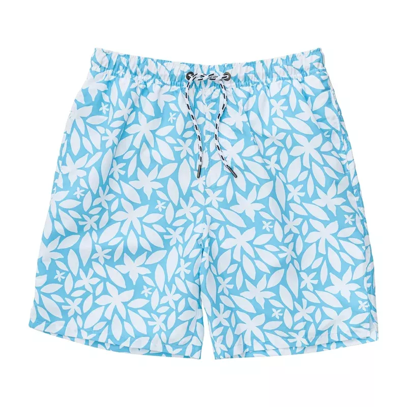 Snapper Rock Men’s Aqua Bloom Swim Trunks